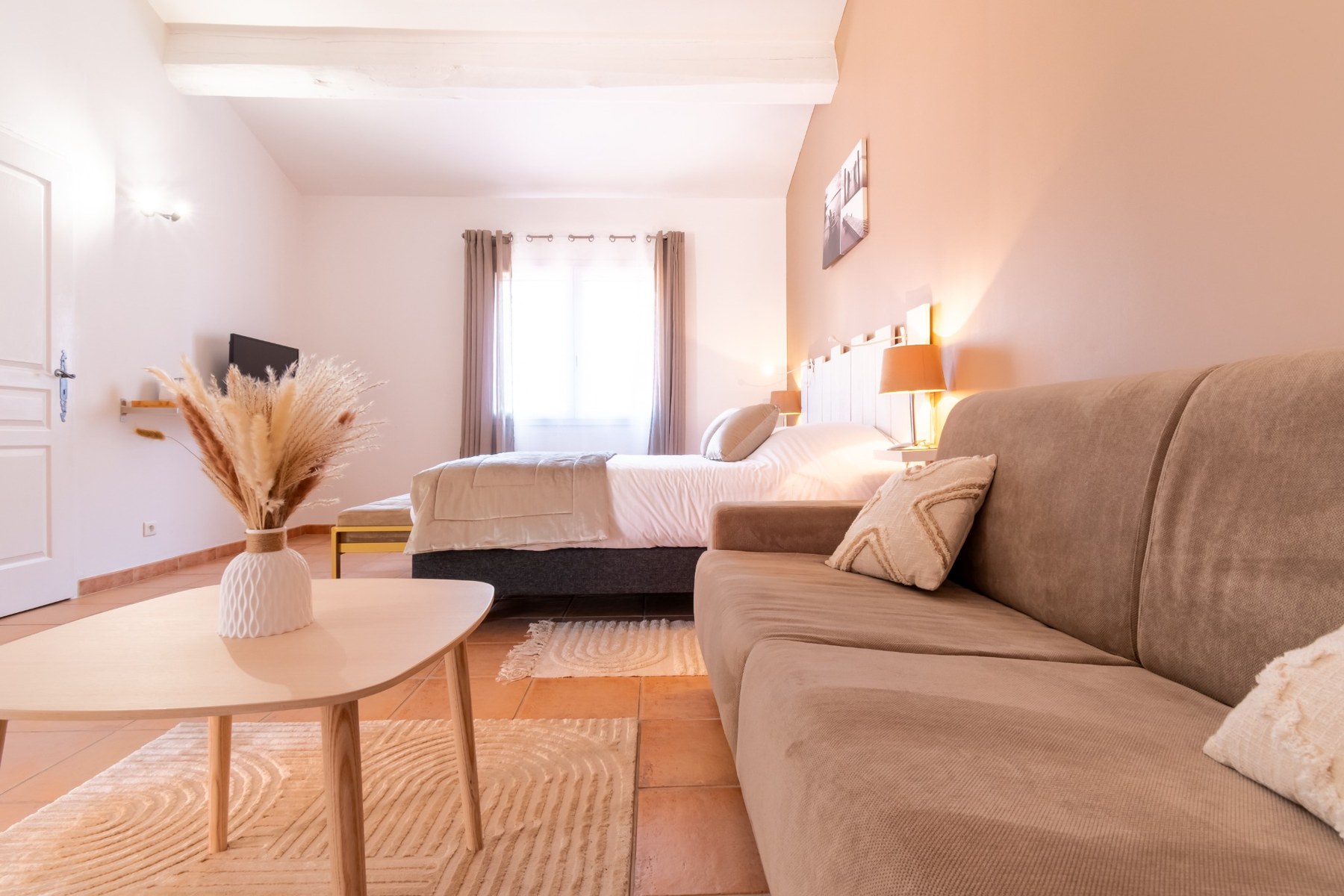 Chambre de la Maison du Castellet pour un séjour de groupe