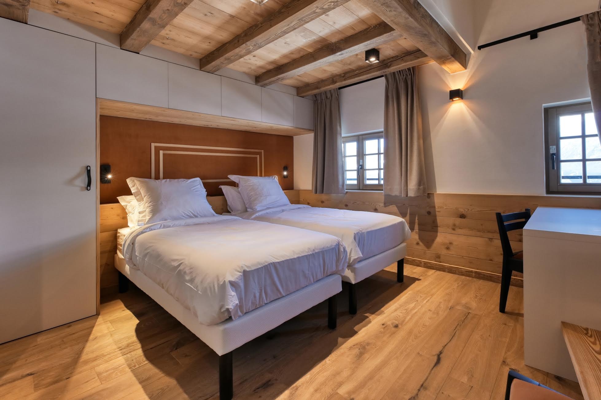 Chambre double lumineuse au Chalet Rémy