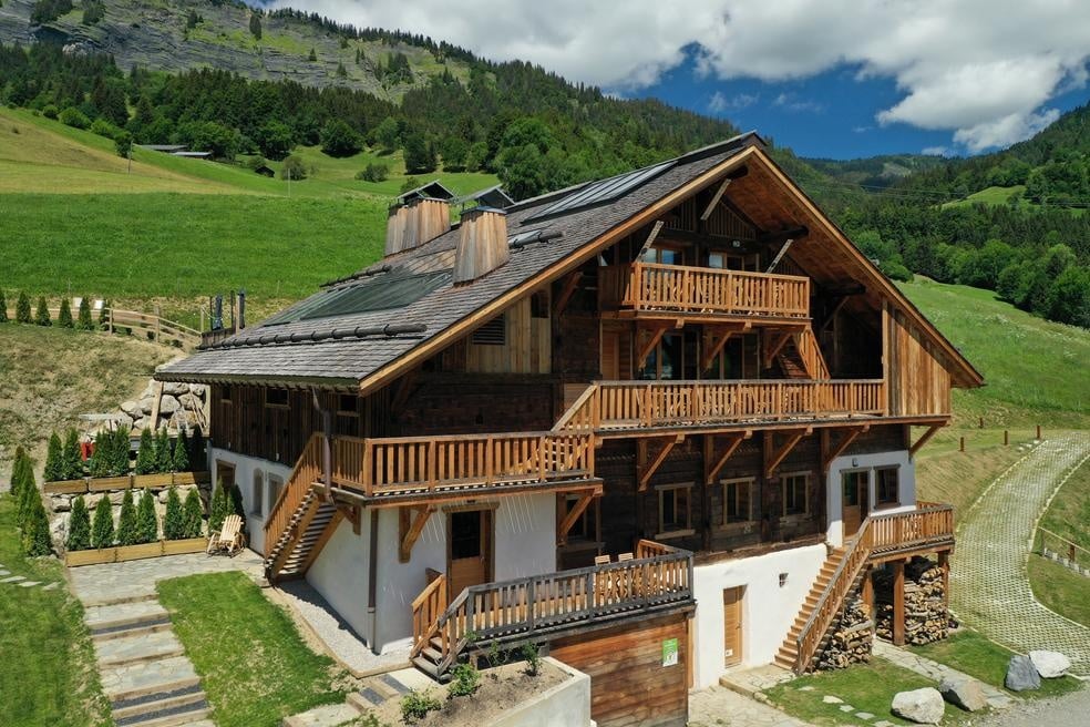 Vue extérieure du chalet – Le Toi du Monde à Flumet