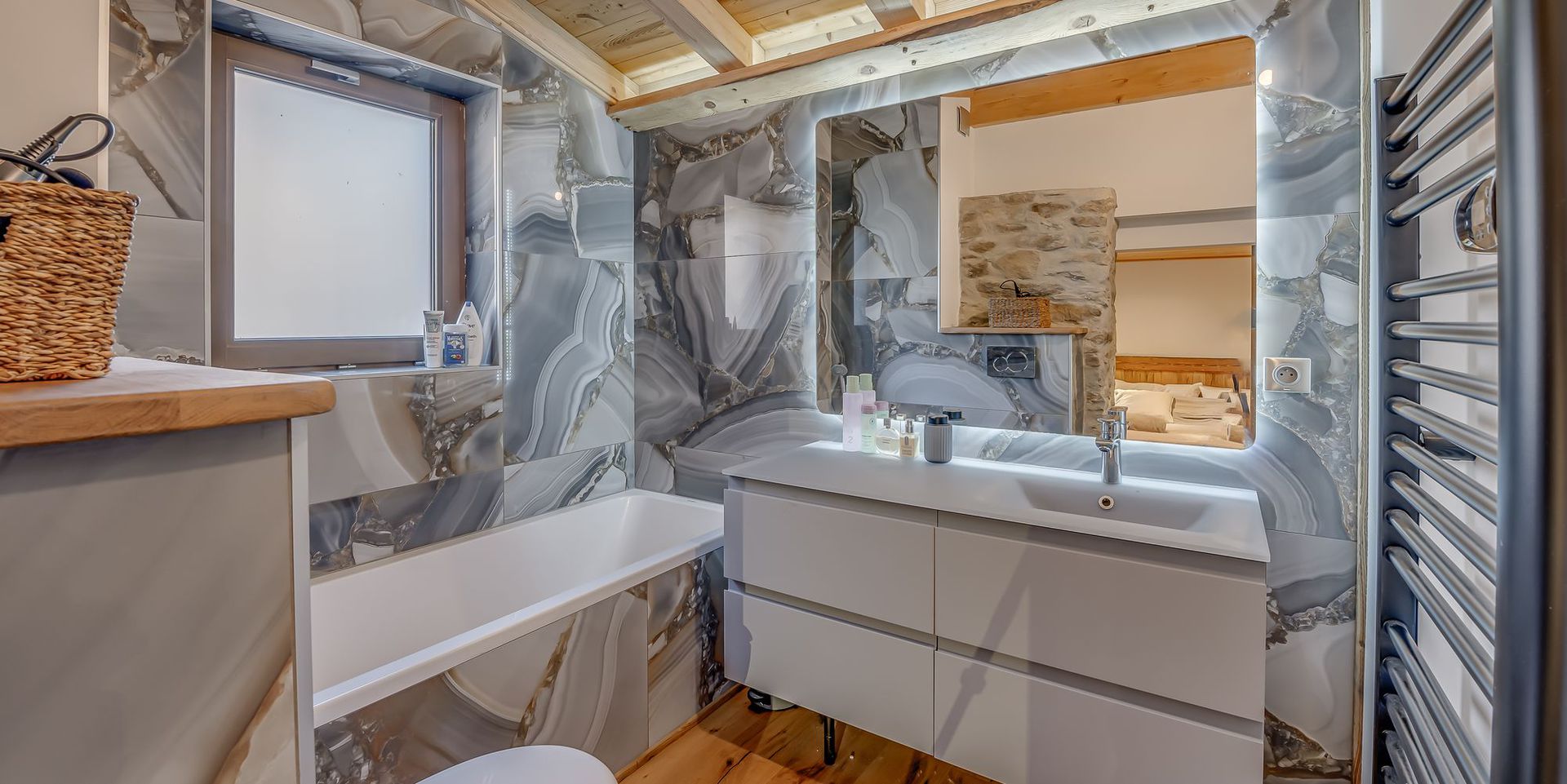 Salle de bain du Chalet Étoile d’Argent