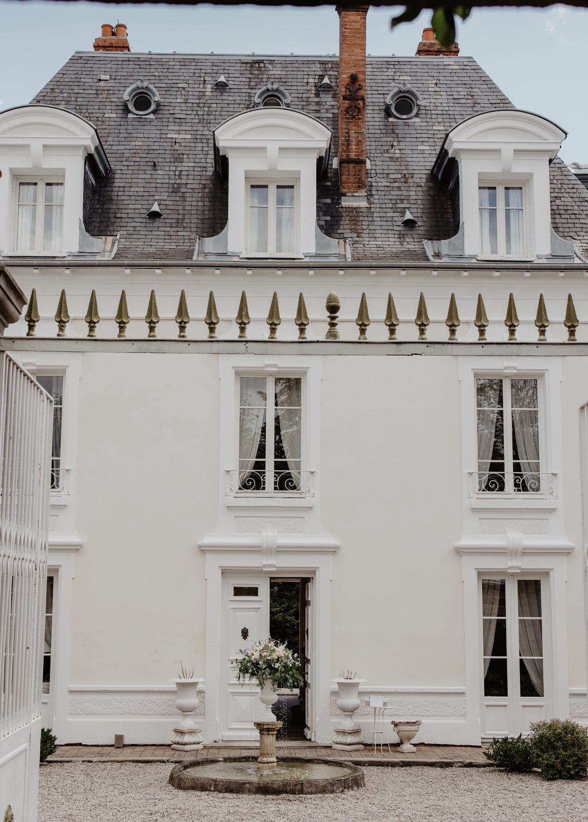 Château de Chazelles | Façade du lieu de séminaire