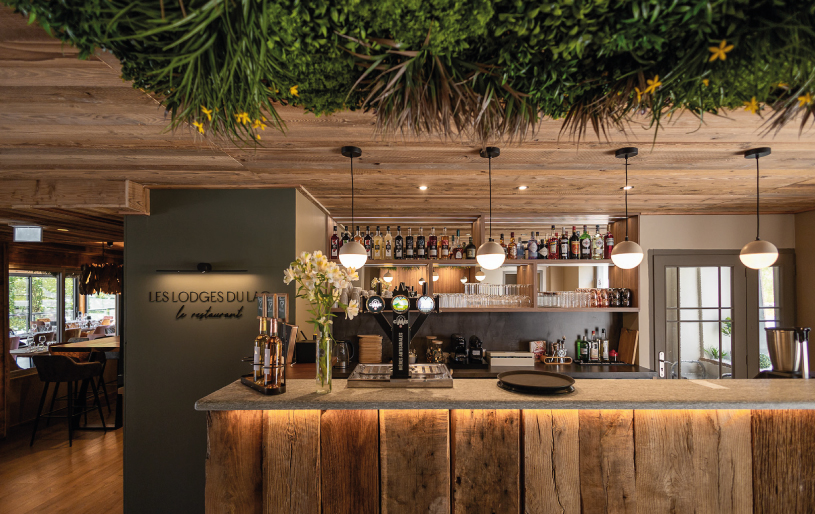 Bar convivial – Les Lodges du Lac