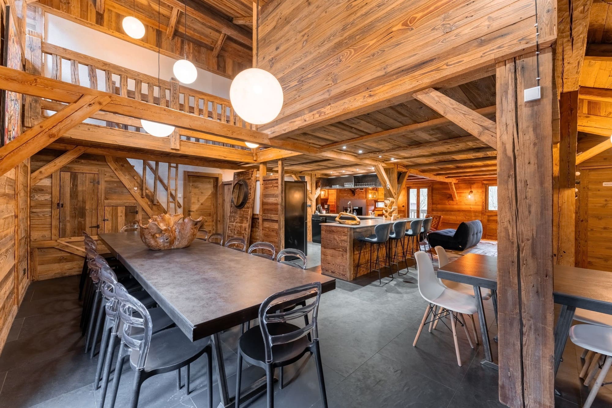 Salle de restauration des Chalets Champ'Alp