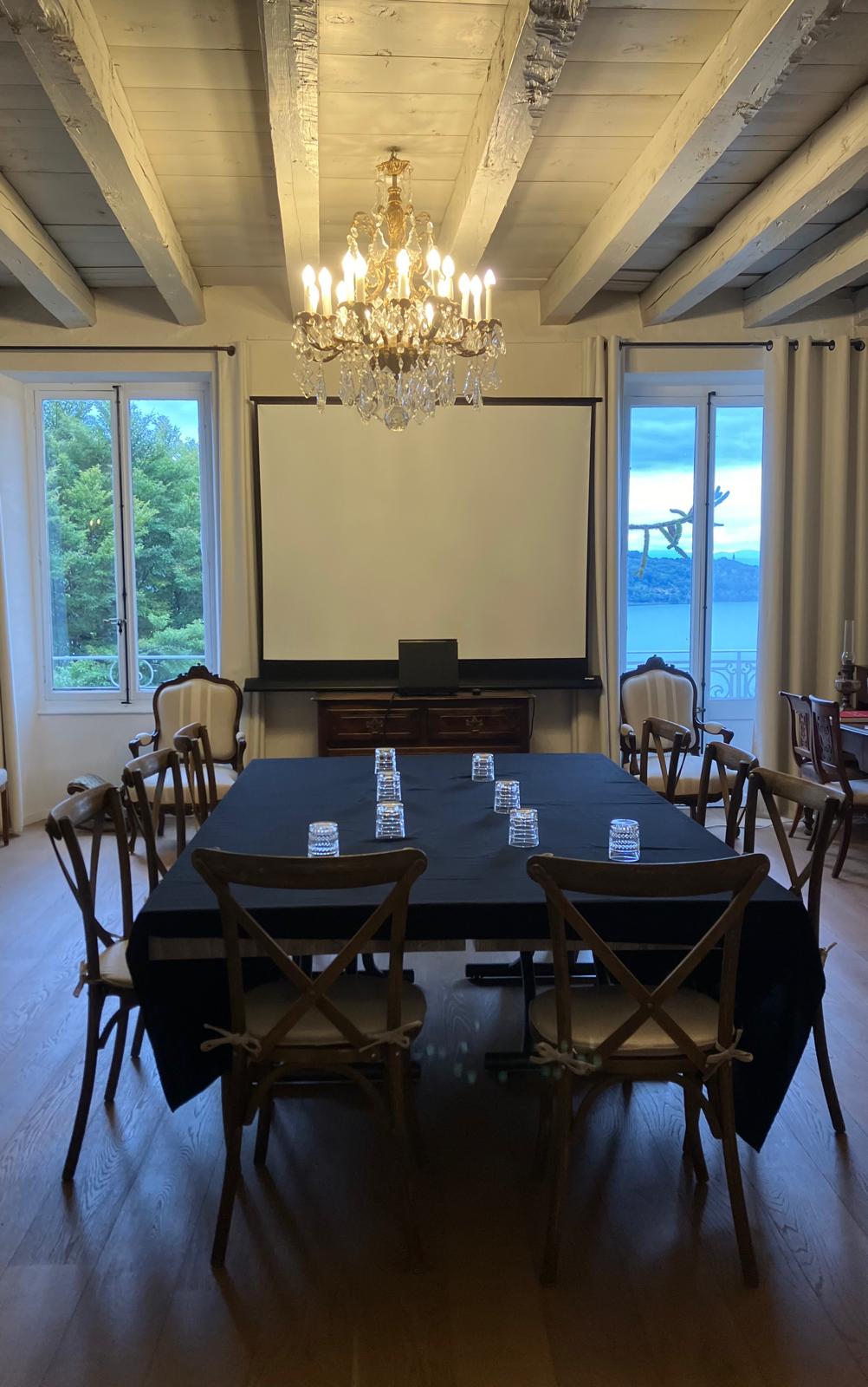 réunion séminaire Domaine de la Croix des Champs Annecy salle équipée vue lac