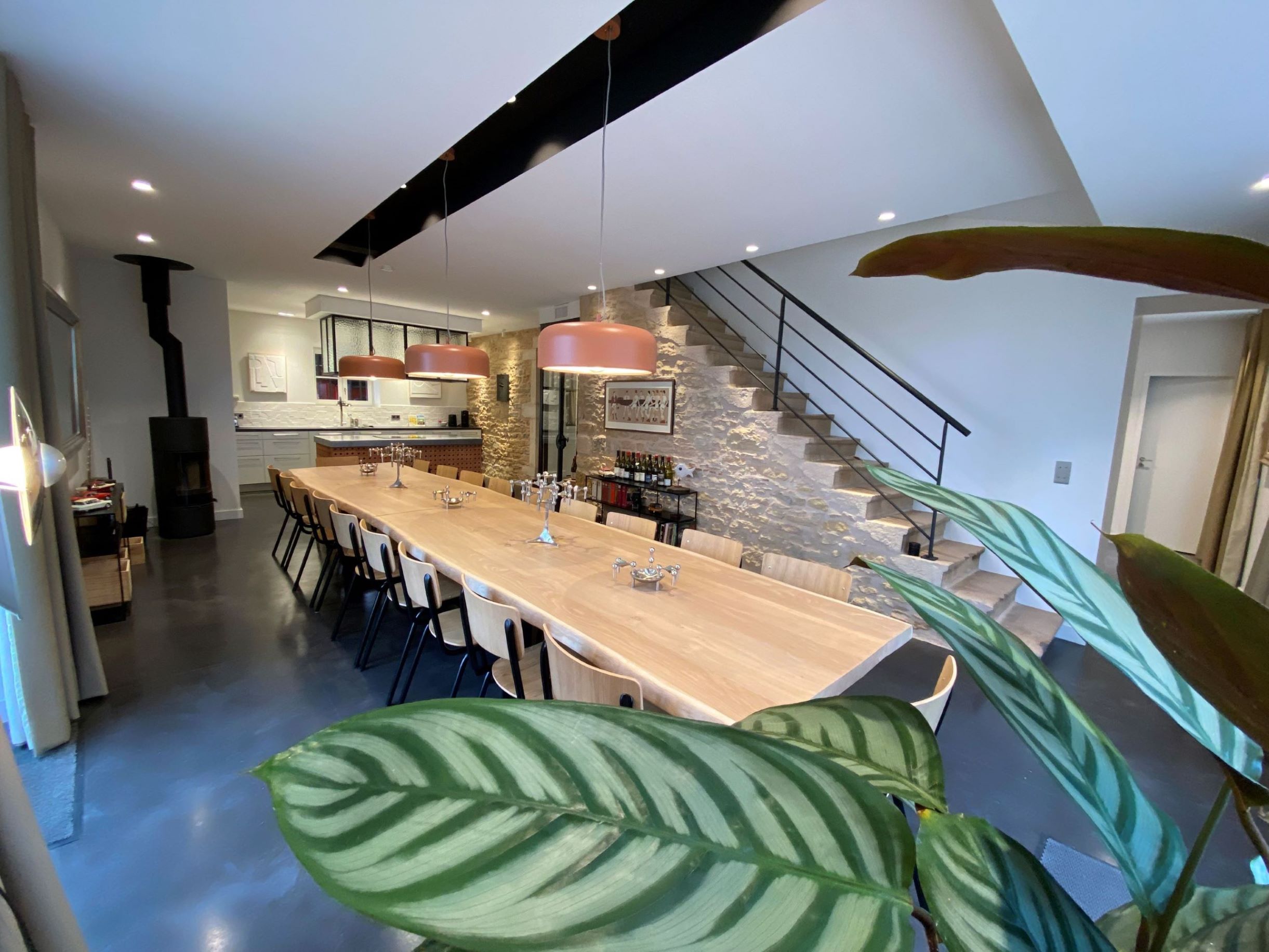 Salle à manger design de Maison Laéticia