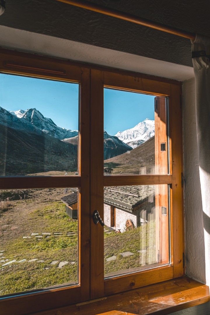 Refuge du Roc – Vue depuis les chambres