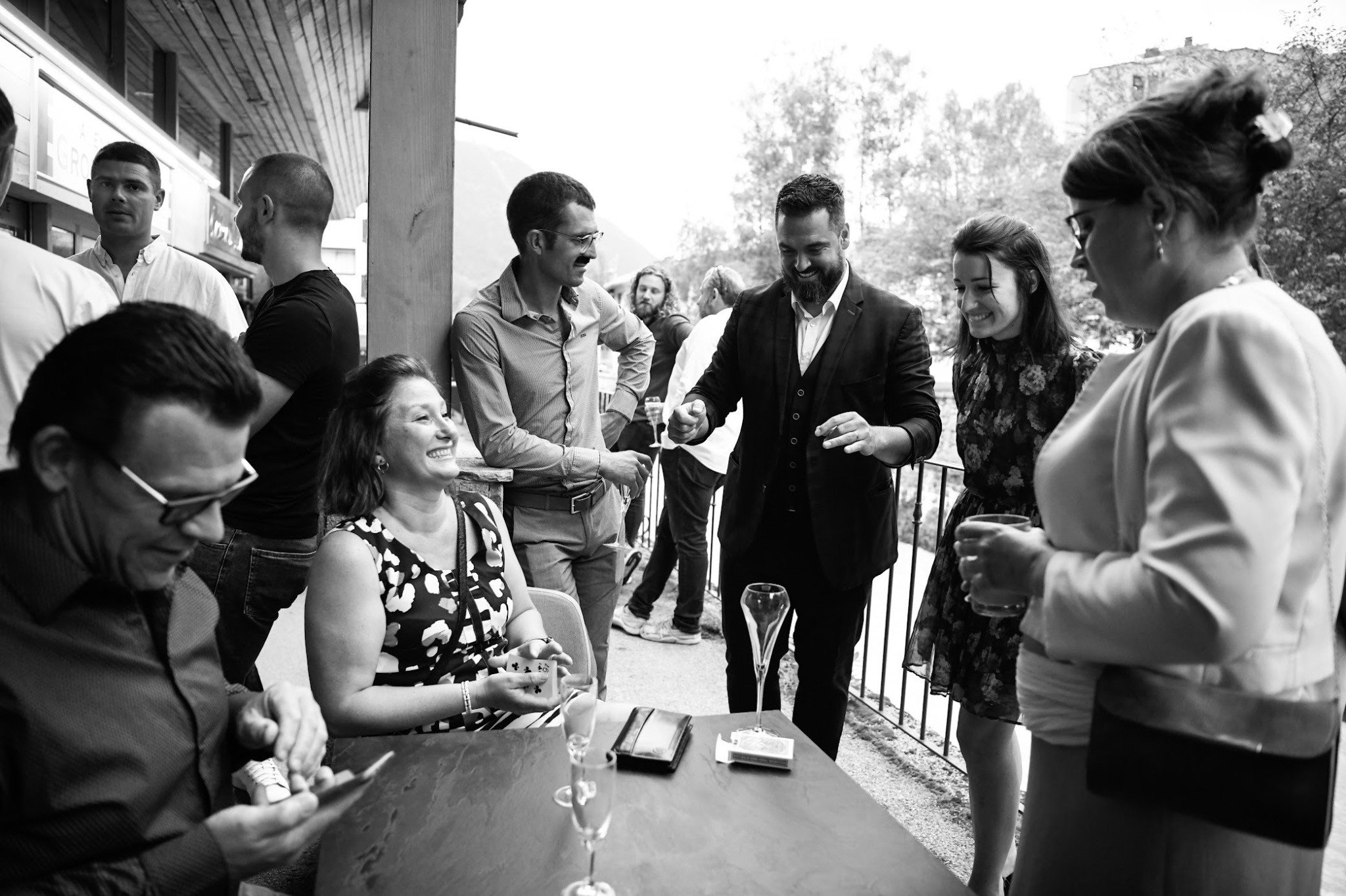 magie cocktail entreprise invités