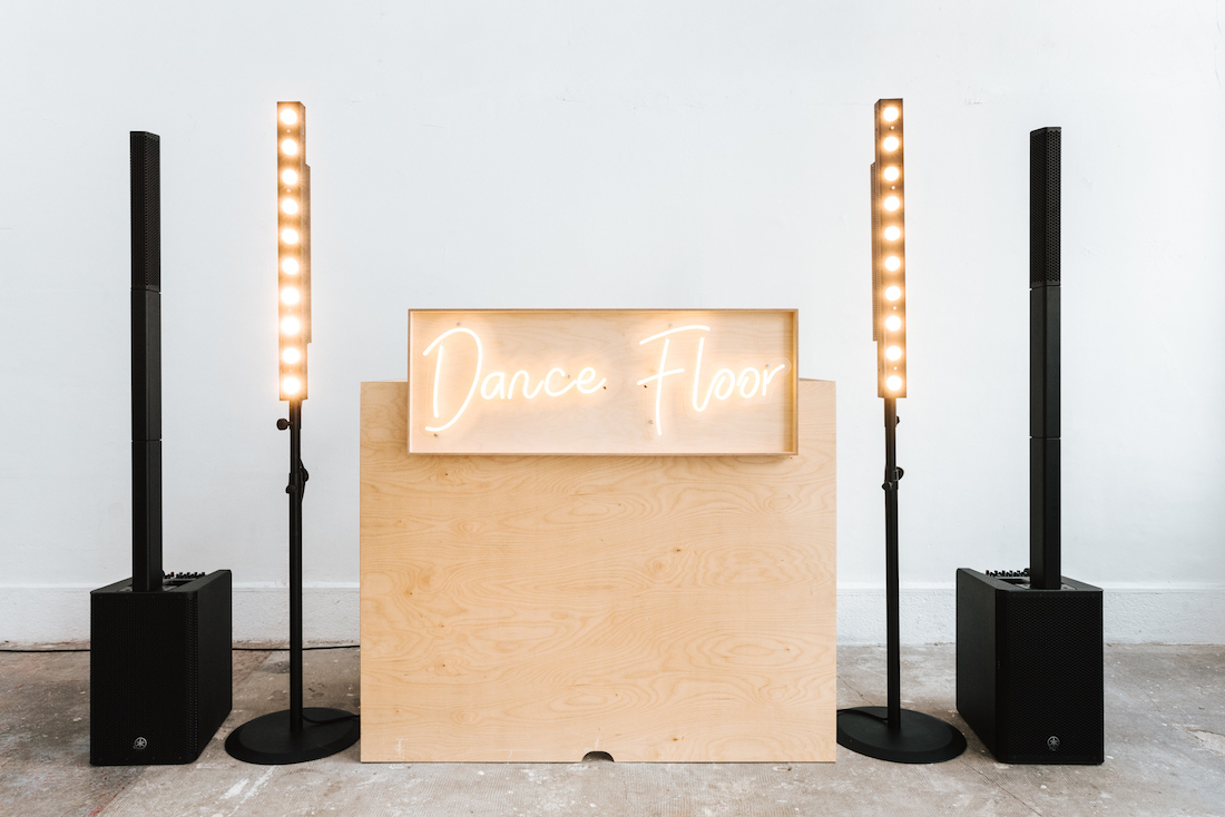 Panneau lumineux Dance Police pour événement festif