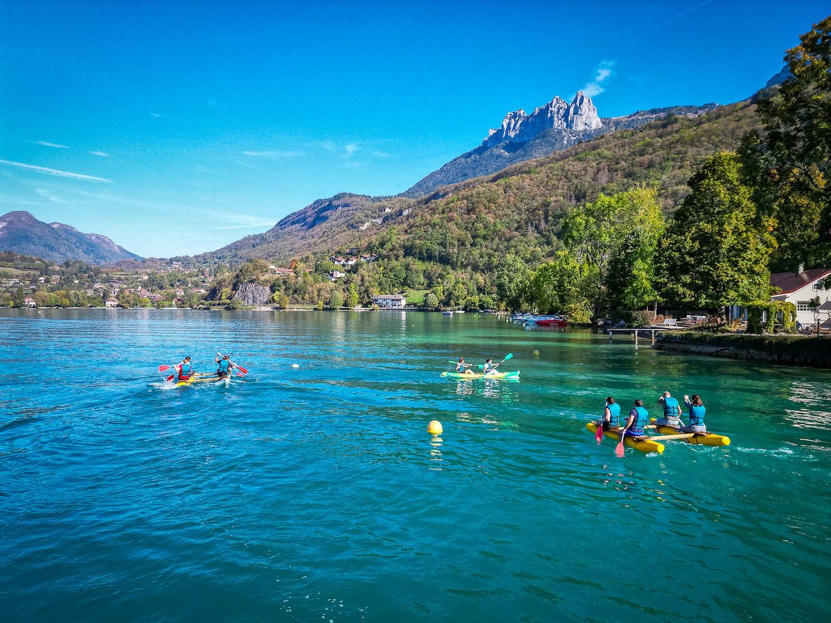 Team building Lac Annecy Canoe Oxygene