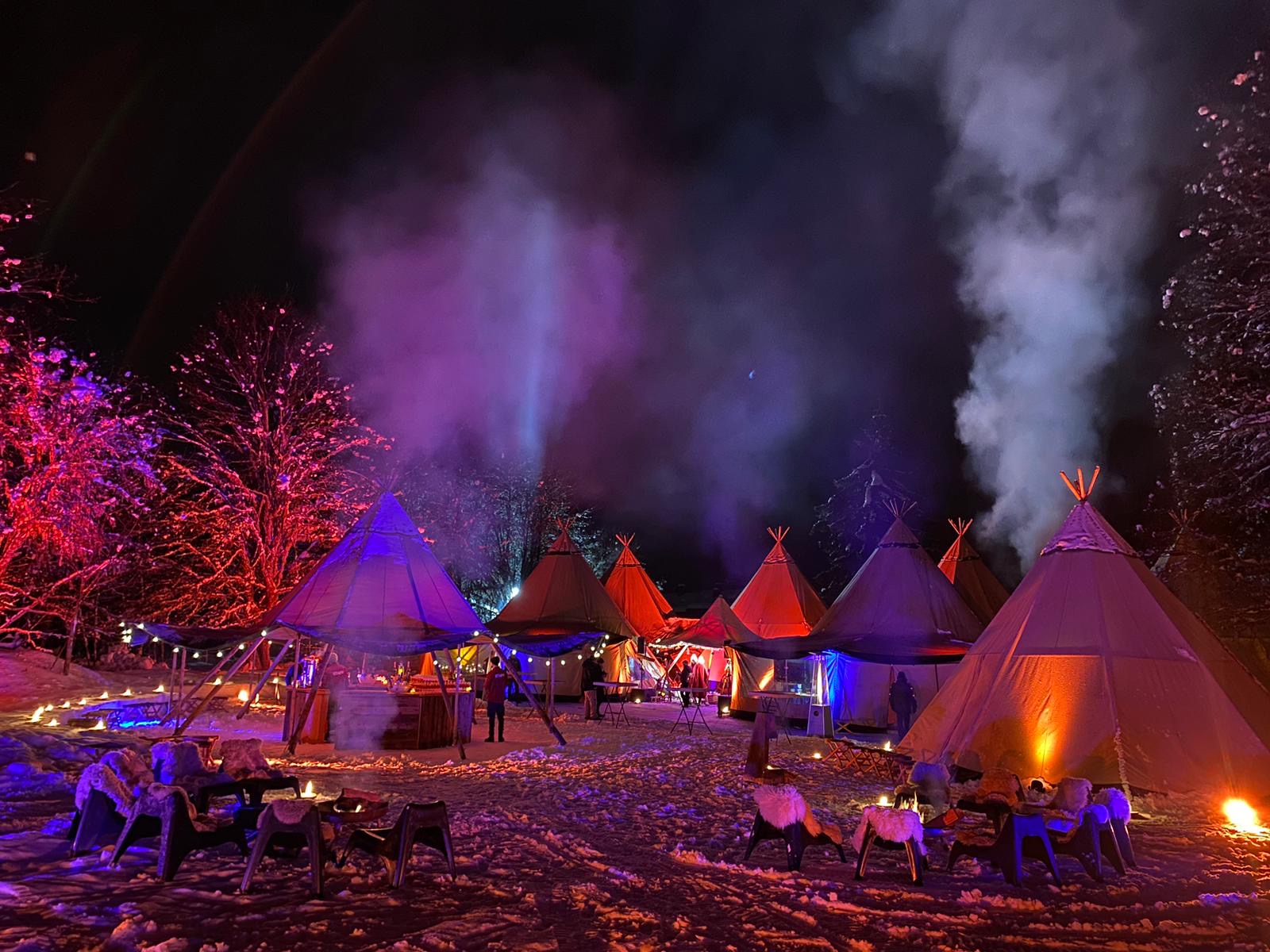 Gala Soirée Tipis Tentes Oxygene Expériences