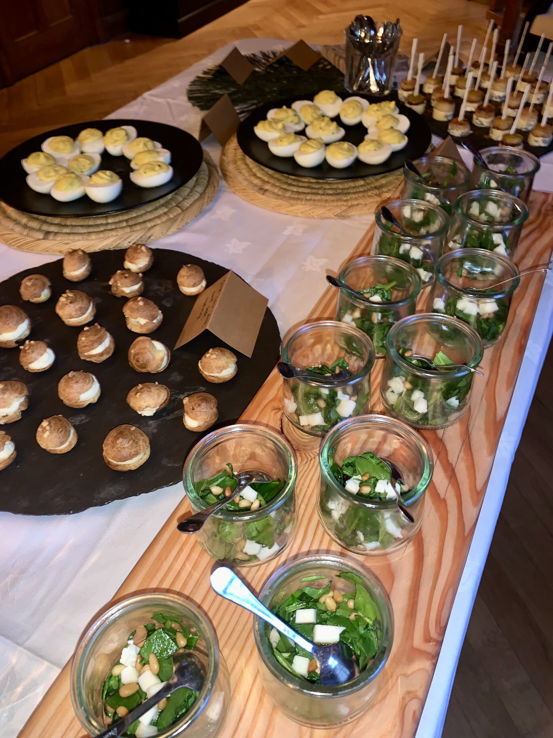 Verrines et bouchées cocktail artisanales pour événement professionnel