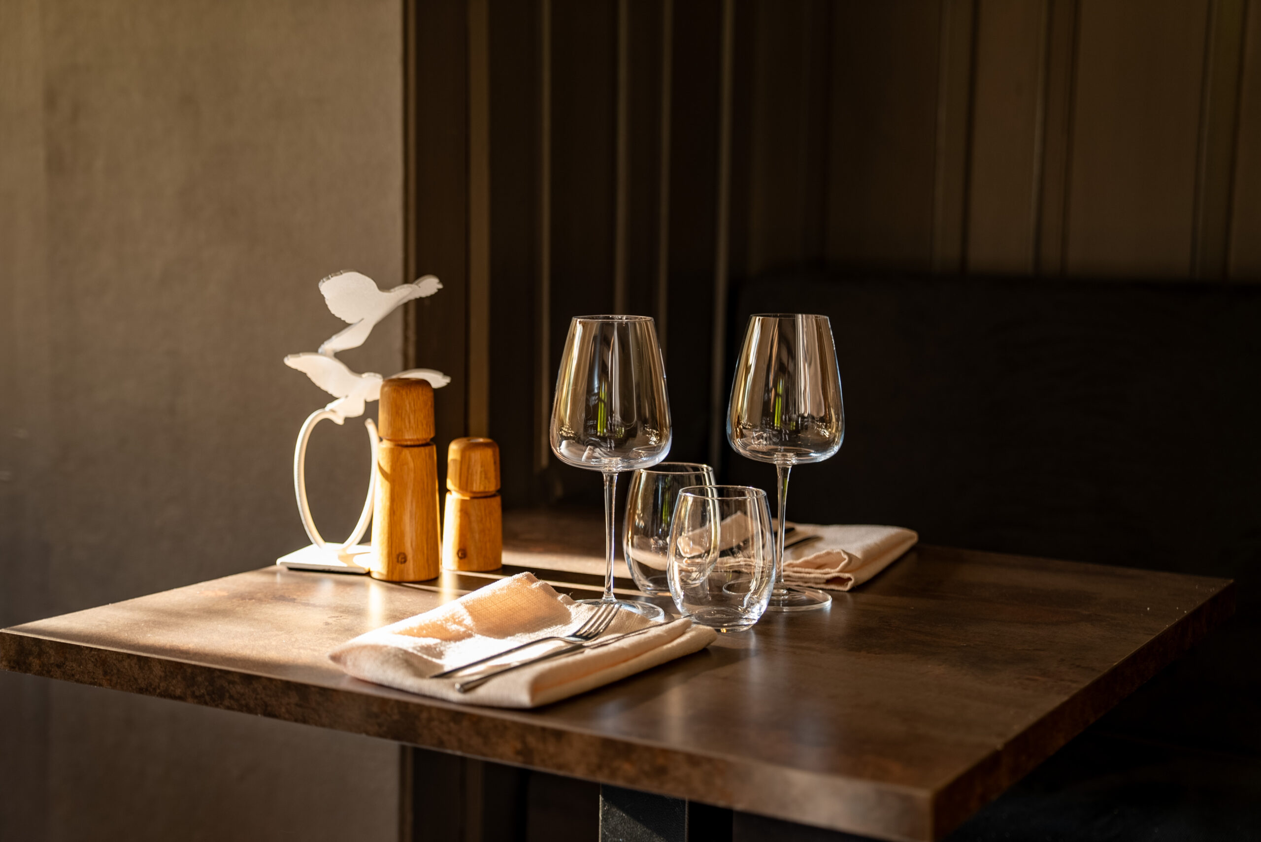 Table gastronomique au Château de la Barge