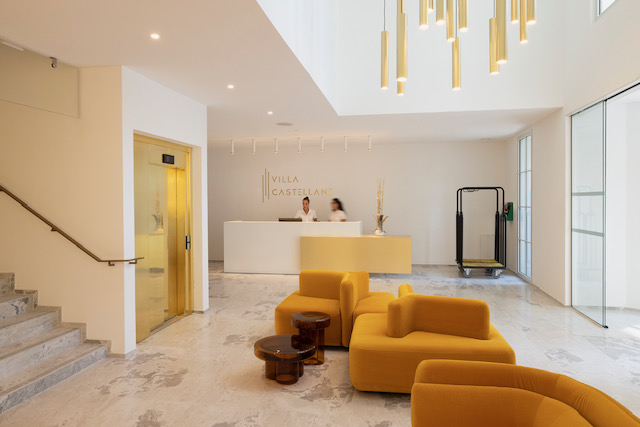 Villa Castellane Hotel spa séminaire provence lubéron réception lobby