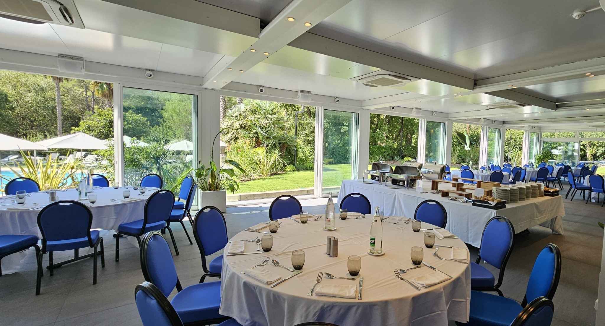 Salle de réception du Mouratoglou Hôtel & Resort