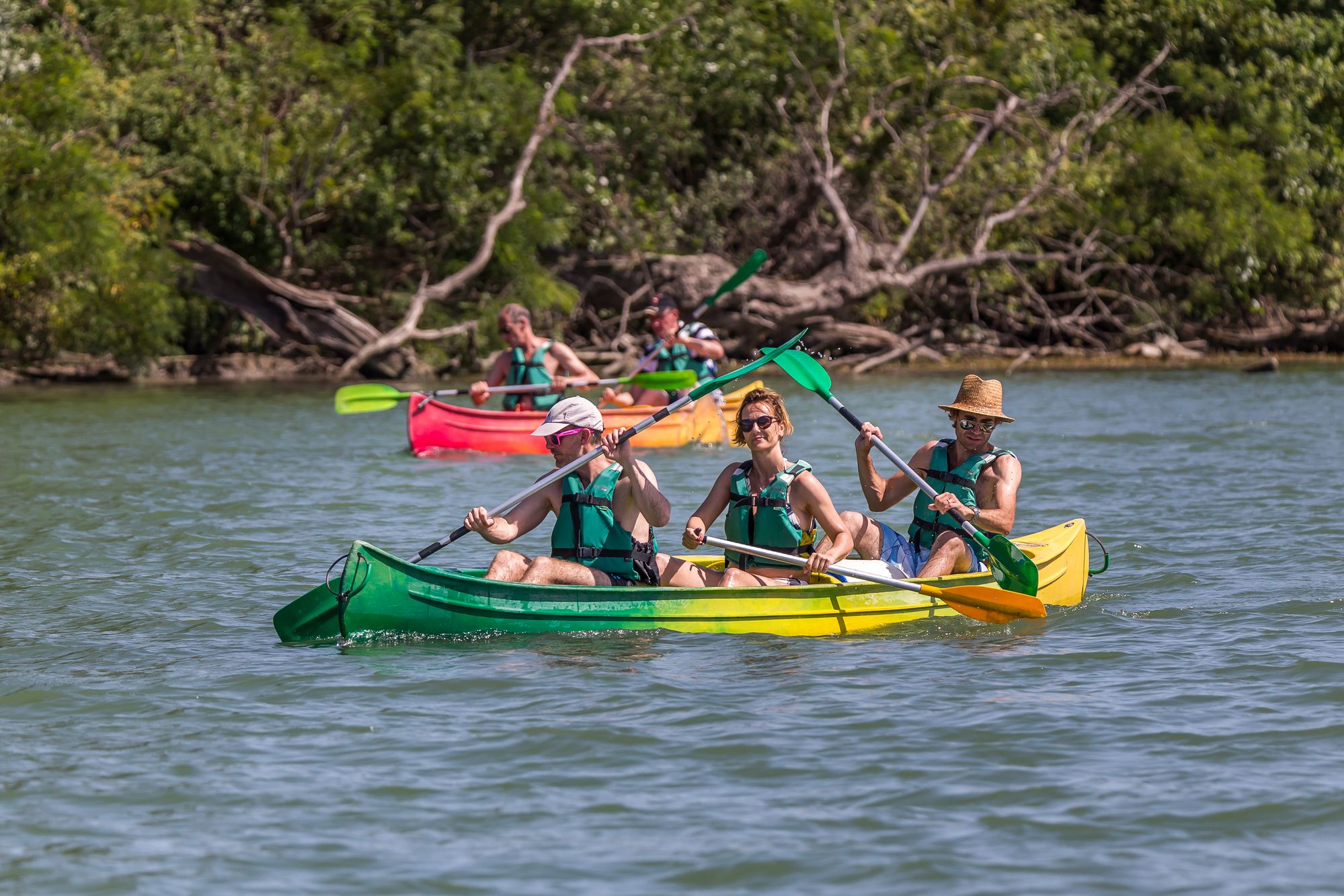 Présentation balade en canoe : Auberge Cavalière du Pont des Bannes