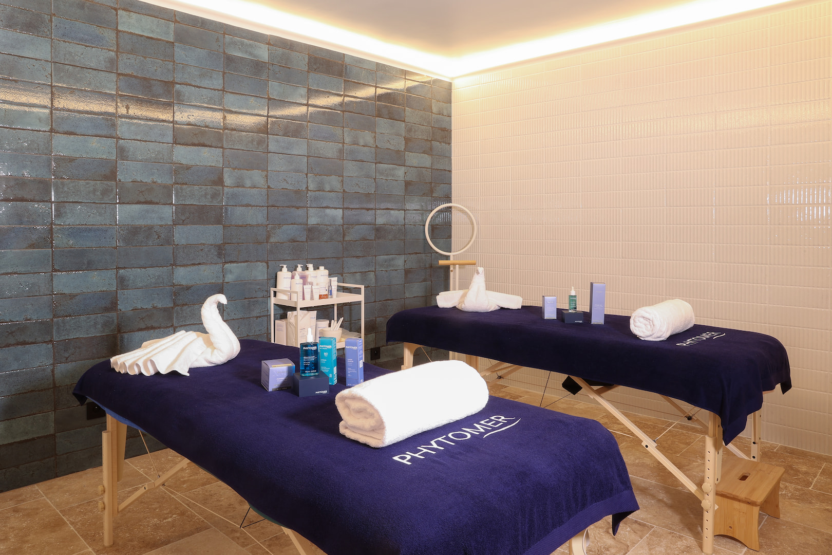 Cabine de massage du spa Phytomer - Les Vagues Hôtel & Spa
