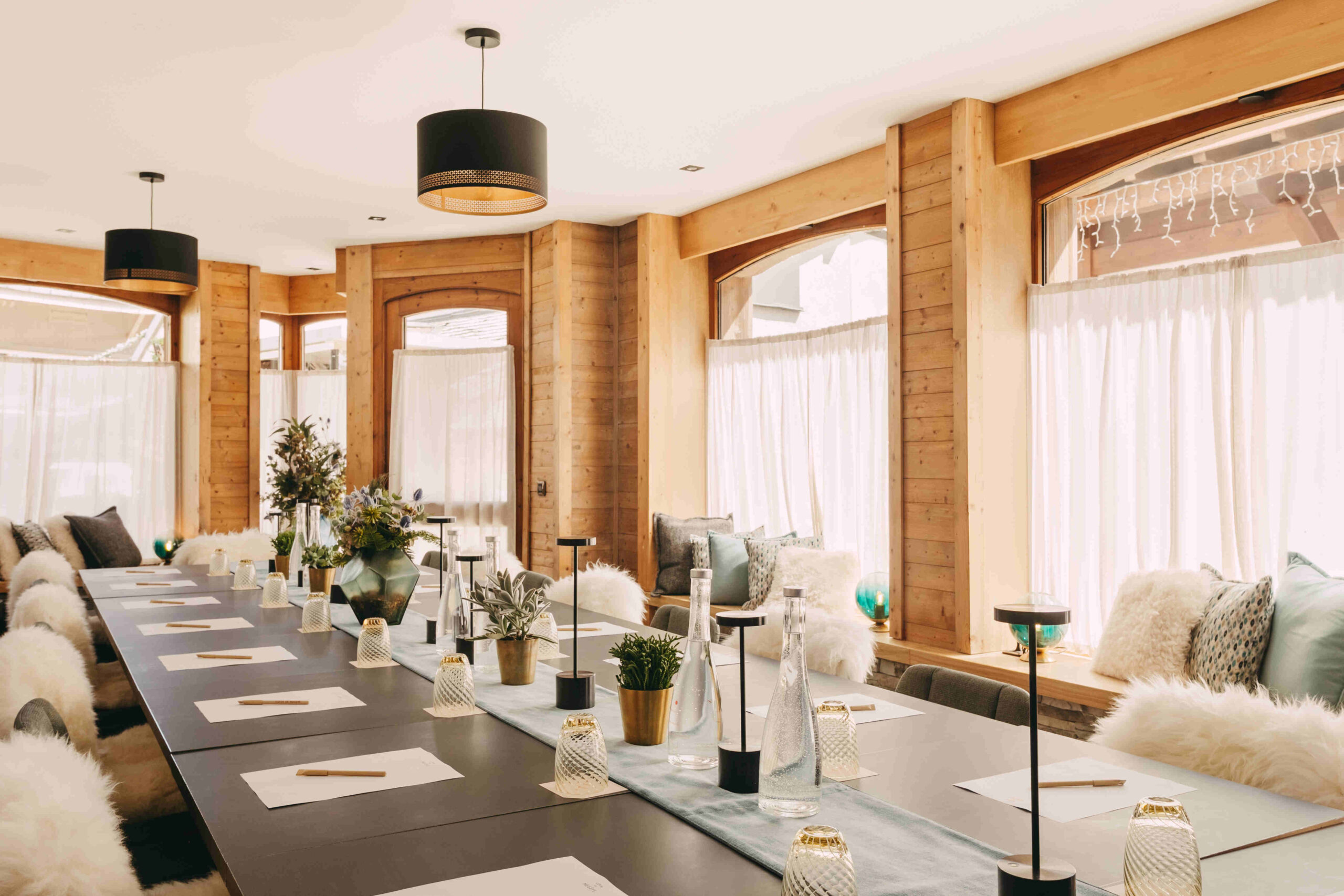 Salle de restaurant – Cœur de Megève