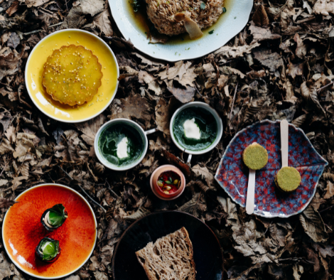 Assortiment de plats gastronomiques