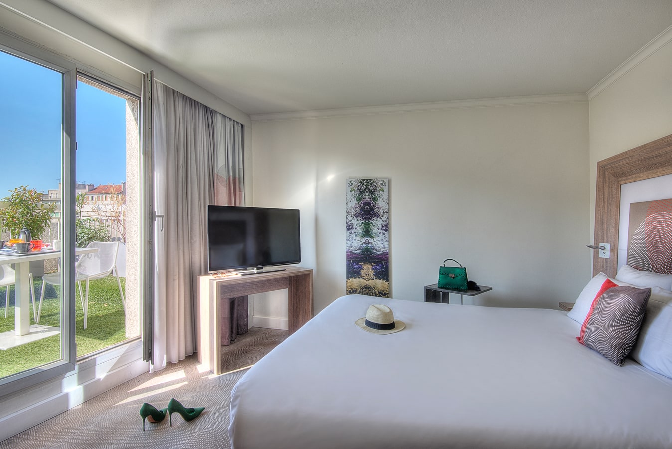 Chambre double lumineuse au Novotel Marseille Centre Prado