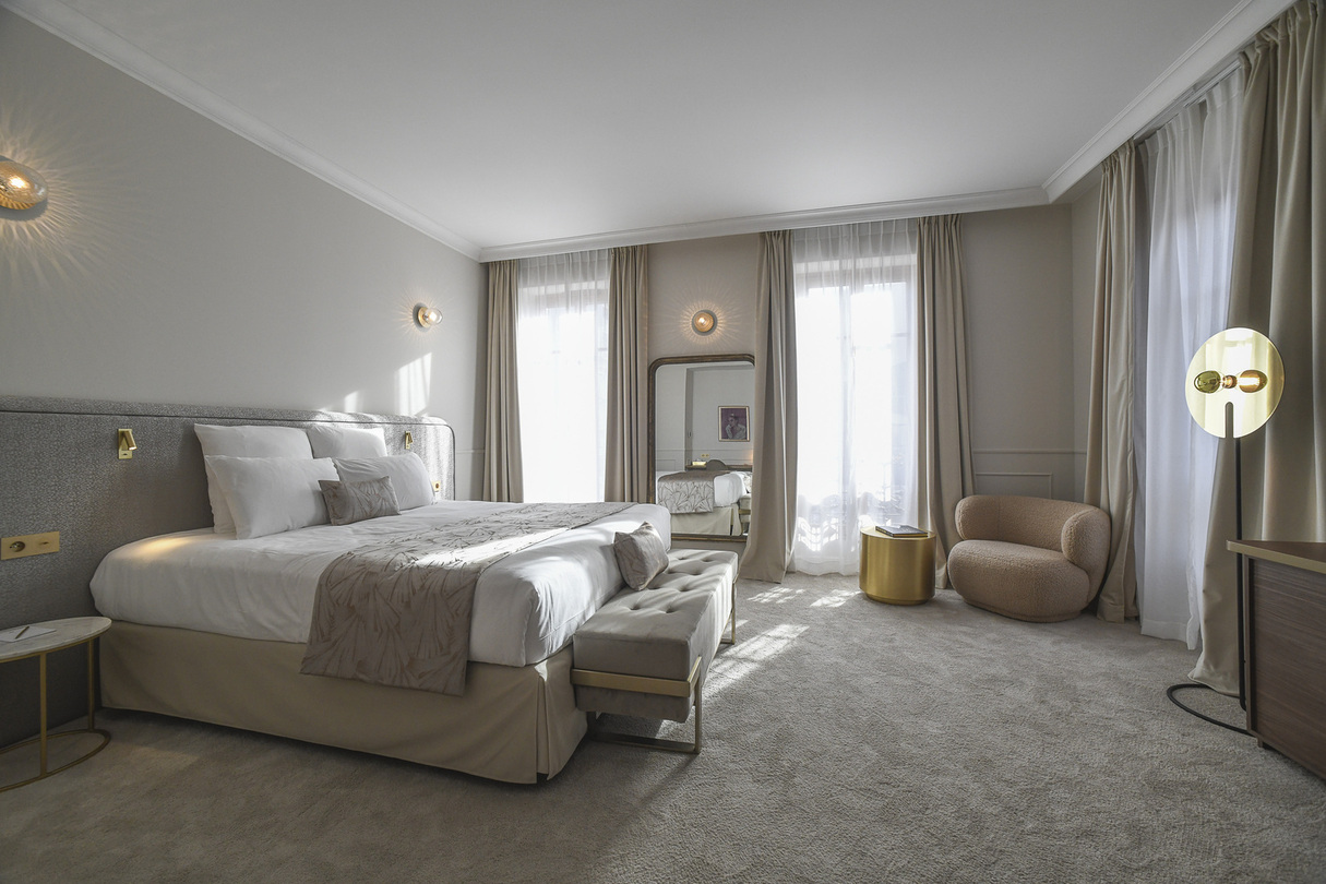 Chambre double haut de gamme au Grand Hôtel du Parc