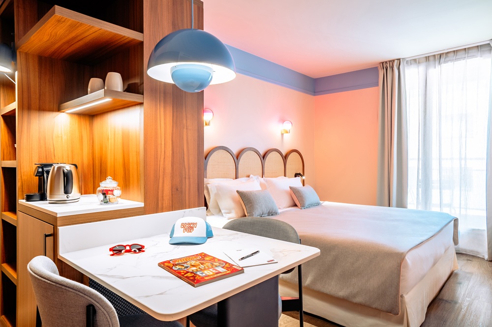 Chambre double moderne RockySup au RockyPop Marseille