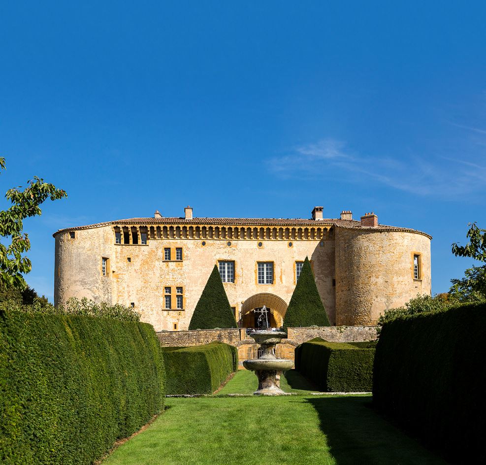 Chateau bagnols extérieur domaine événement beaujolais