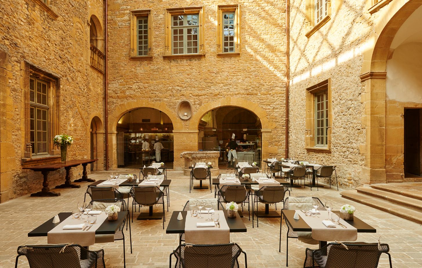 cuisine albon restaurant chateau bagnols gastronomie