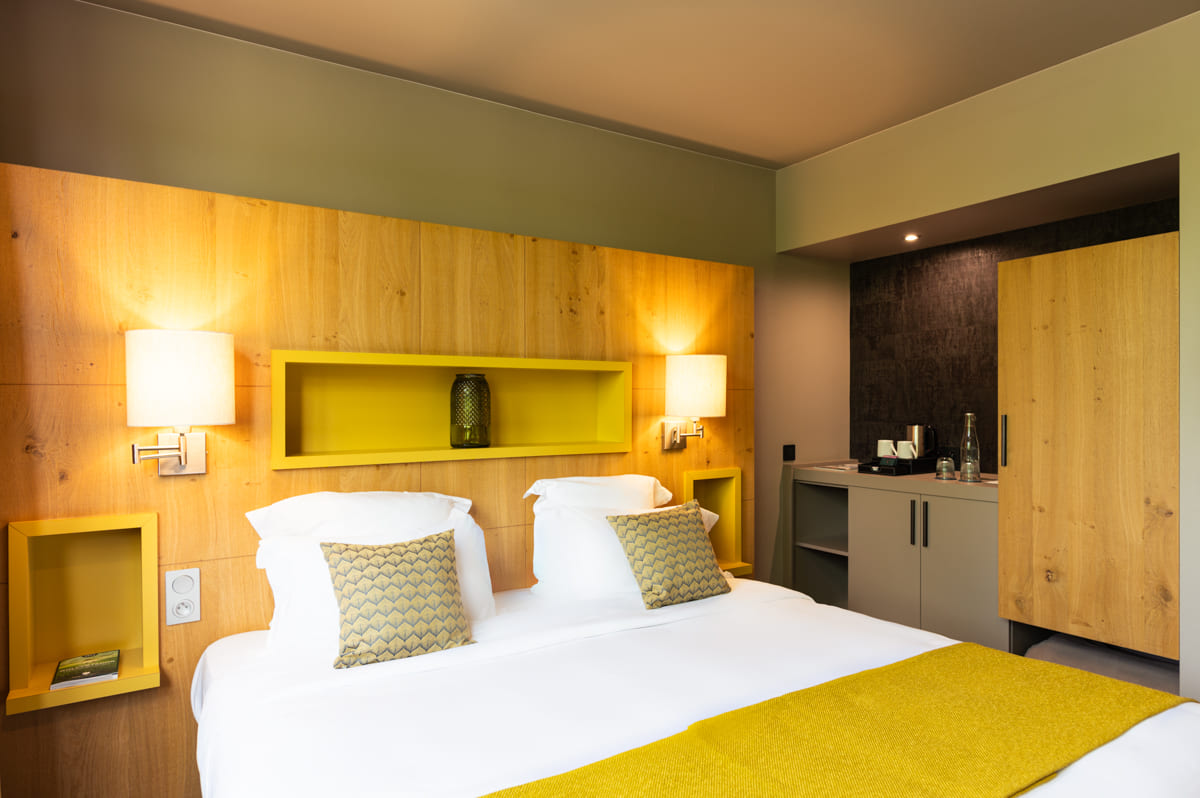 Chambre double confortable au Domaine du Gouverneur