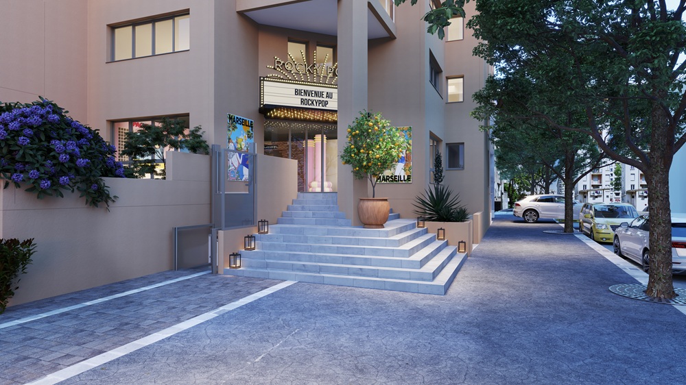 Façade et entrée principale du RockyPop Marseille