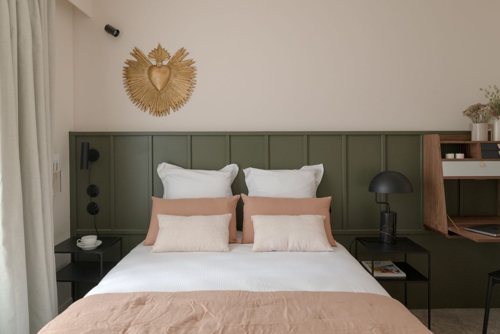 Chambre double de l'hotel le Prieure