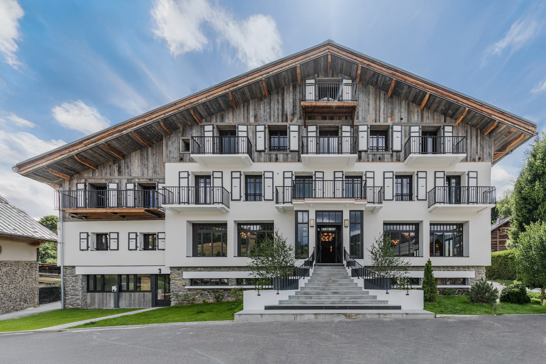 Façade de l’Écrin de Megève