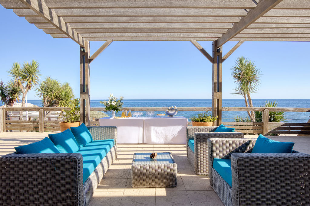 Présentation de la terrasse de l'hôtel Paradou