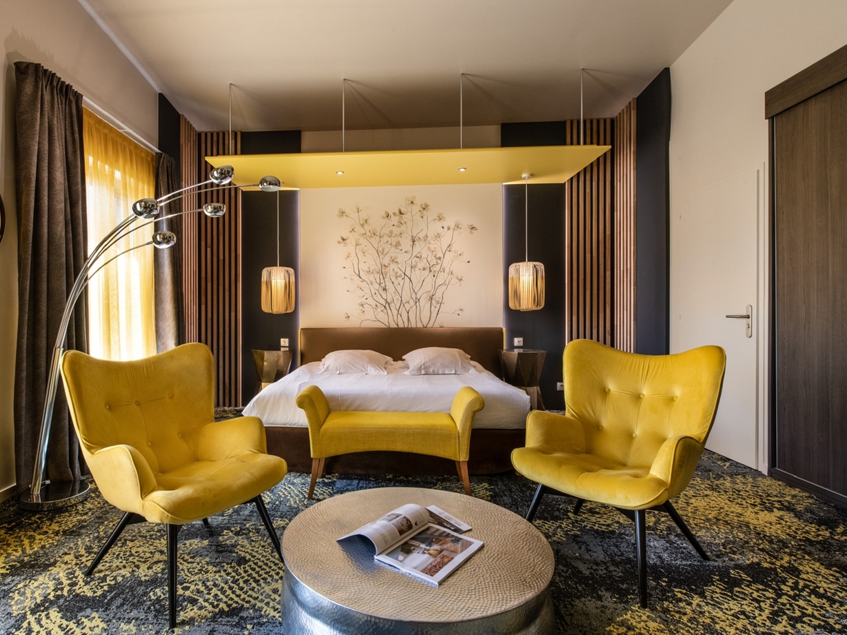 Salon lounge du Best Western Aquakub à Aix-les-Bain