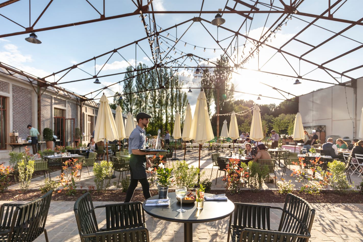 terrasse restaurant craft grand pavillon repas