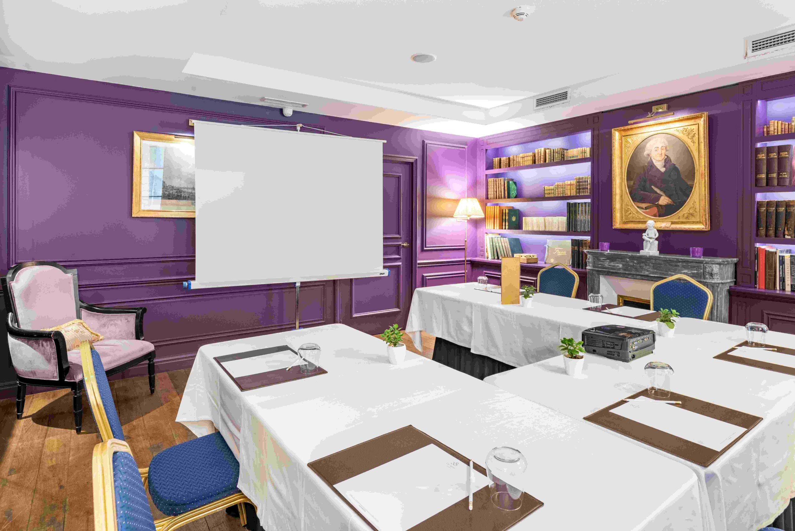 Salle de réunion Salon des Illustres à l’Hôtel de Sèze Bordeaux