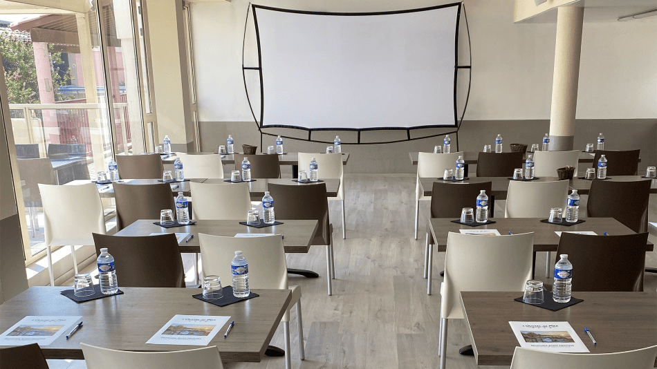 salle séminaire hôtel Kaliopé réunion entreprise espace conférence