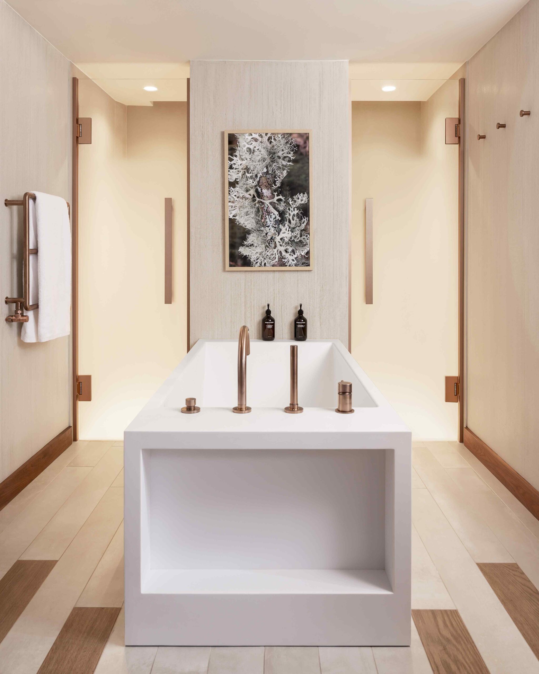 Salle de bain moderne au Cœur de Megève