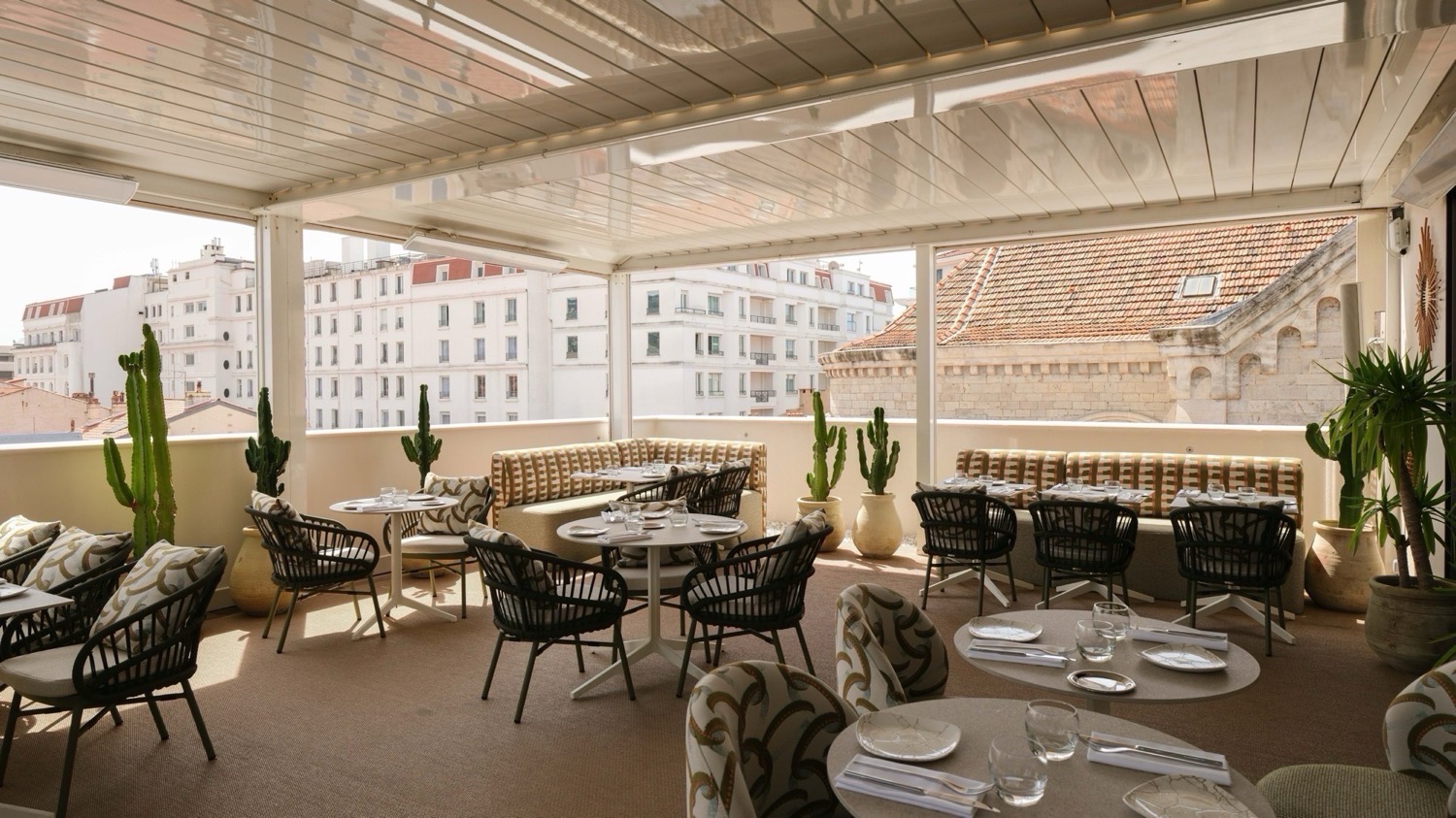 Terrasse du restaurant du Five Seas Cannes