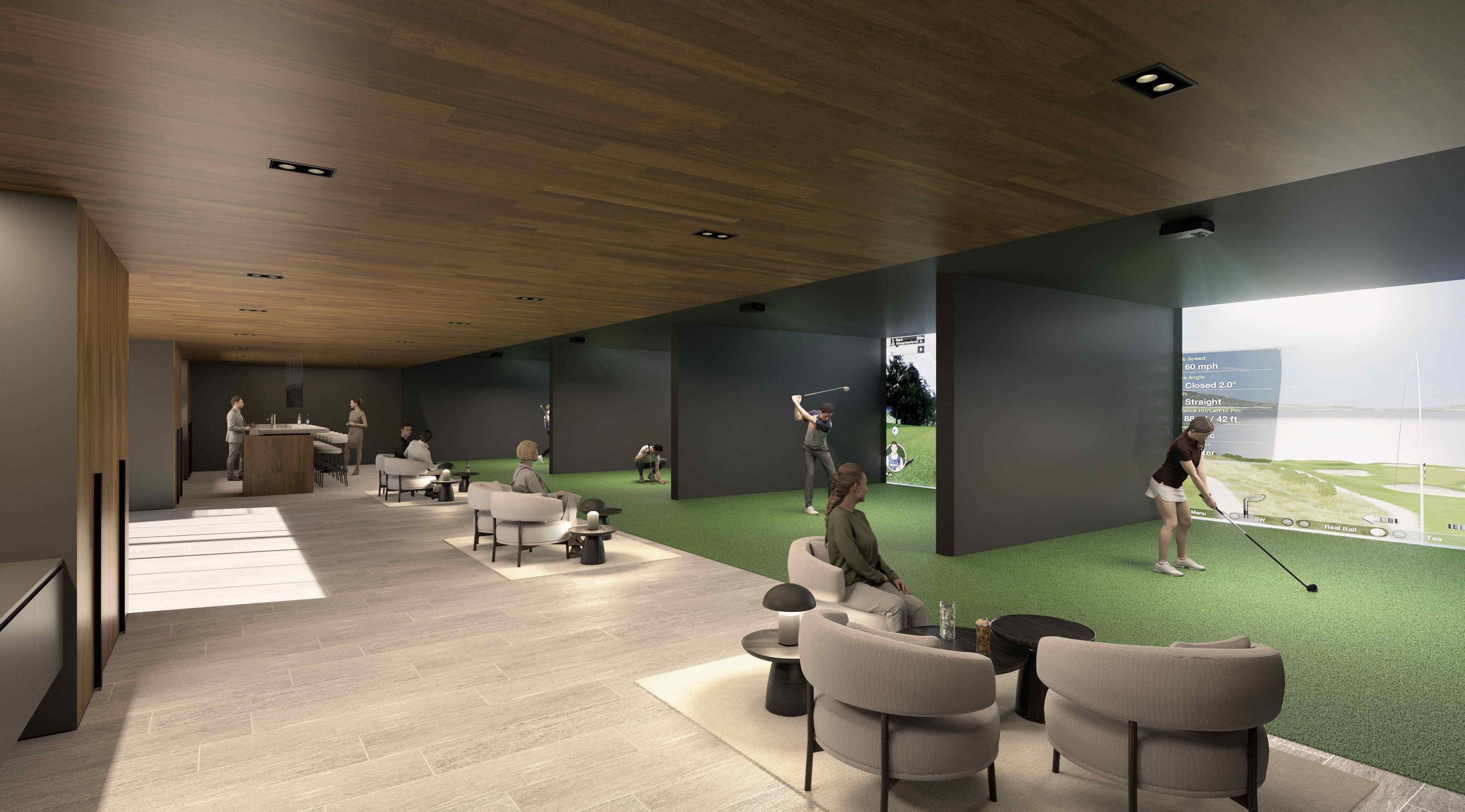 Nouveau centre indoor de golf au Jiva Hill Resort