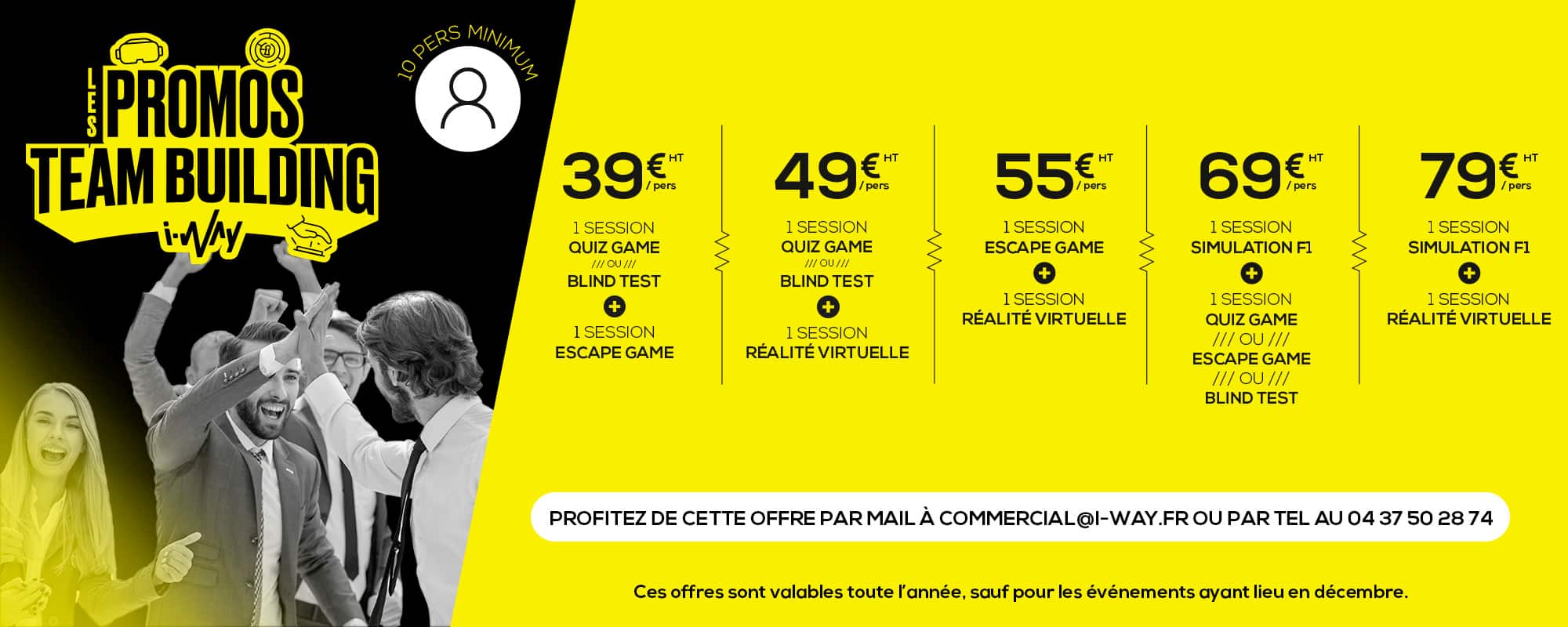 Offre i-way pour team building