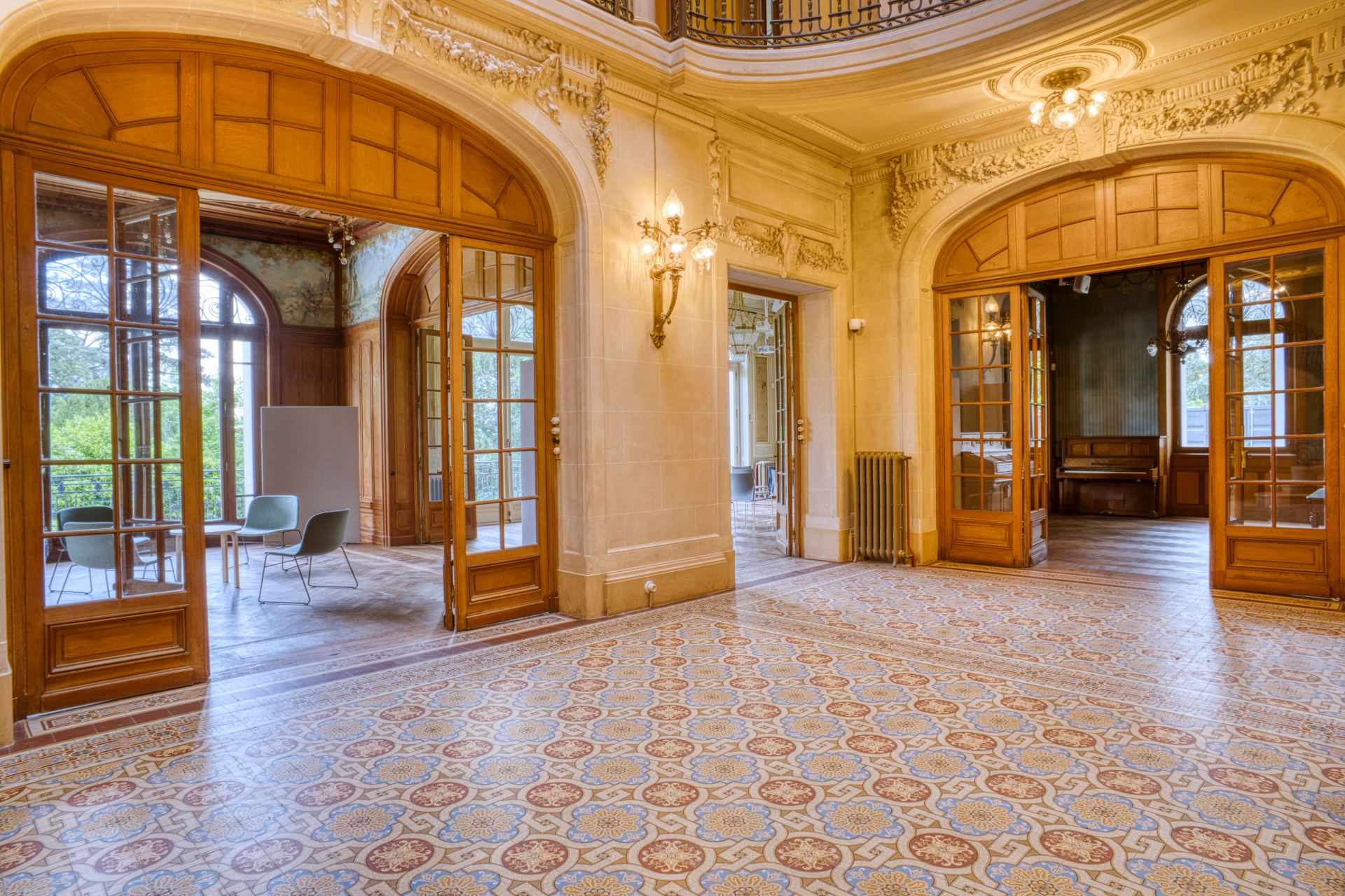 Maison Vermorel – Salon lumineux pour événements d’entreprise