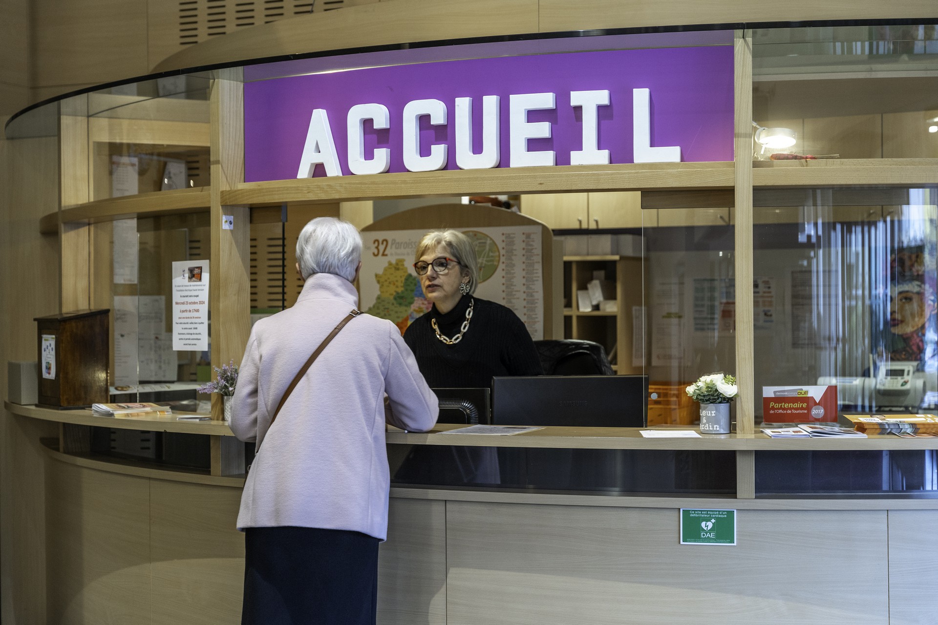 Espace accueil du Centre diocésain de Pastorale de Clermont pour événements professionnels