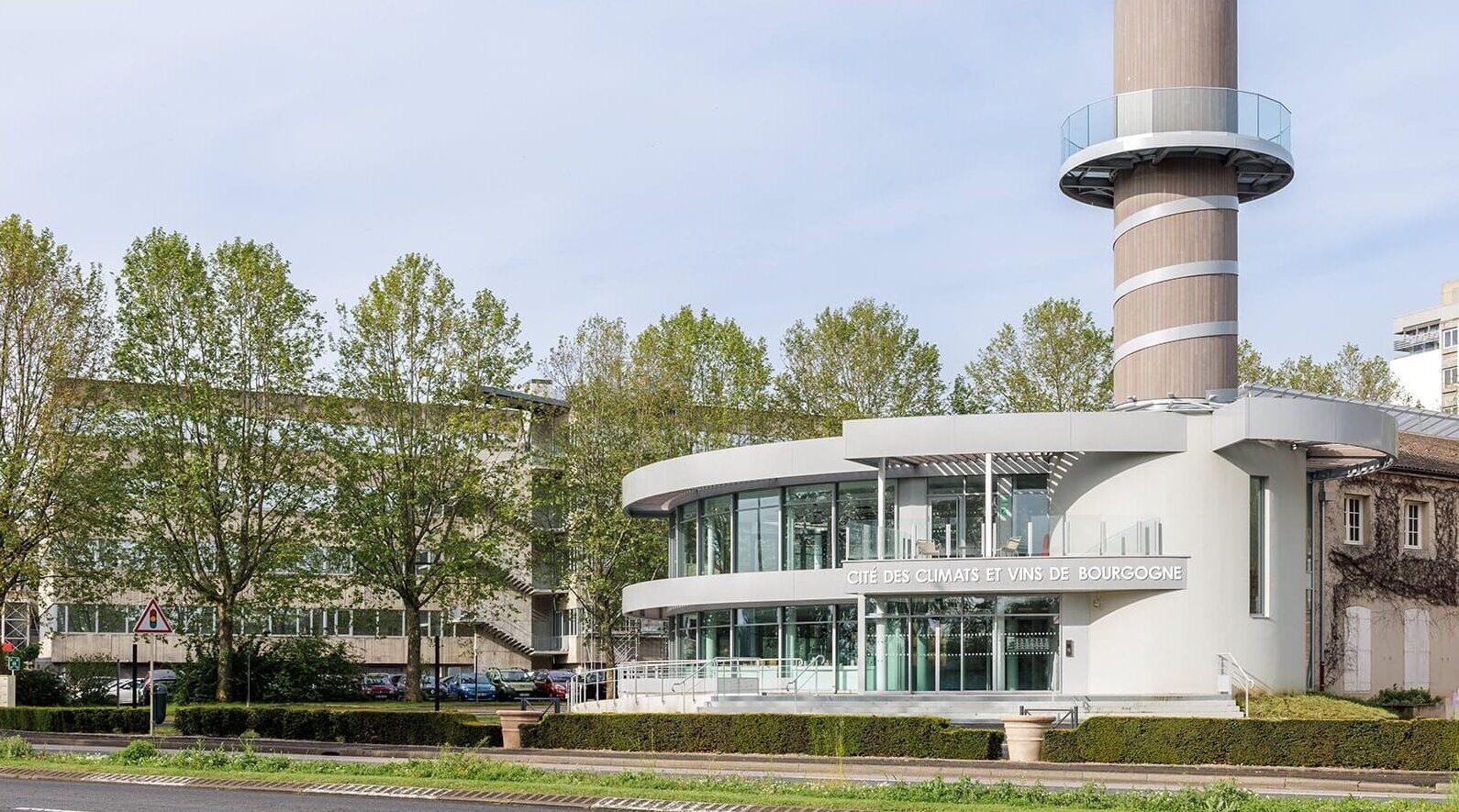 Façade de la Cité des Climats & vins de Bourgogne Mâcon