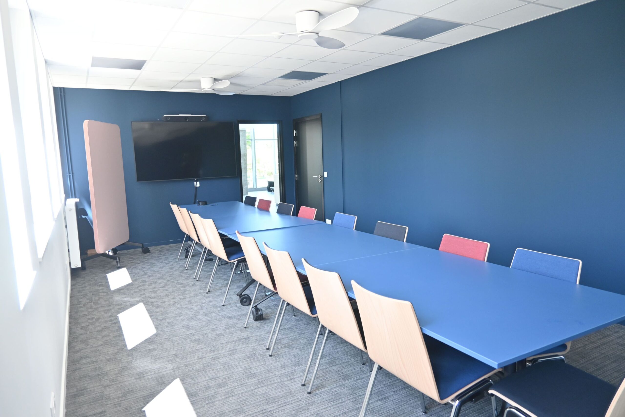 Salle de formation au Campus Région du Numérique