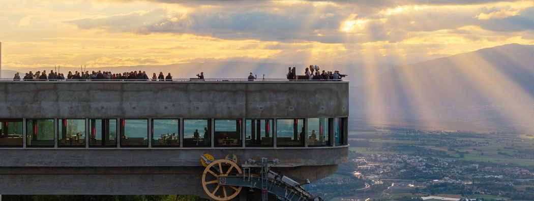 Terrasse panoramique au sommet du Salève – Les Panoramiques du Salève