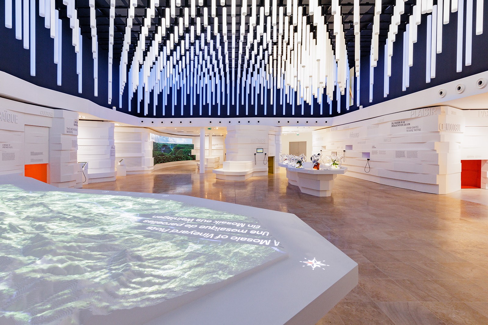 Espace immersif de la Cité des Climats & vins de Bourgogne Mâcon