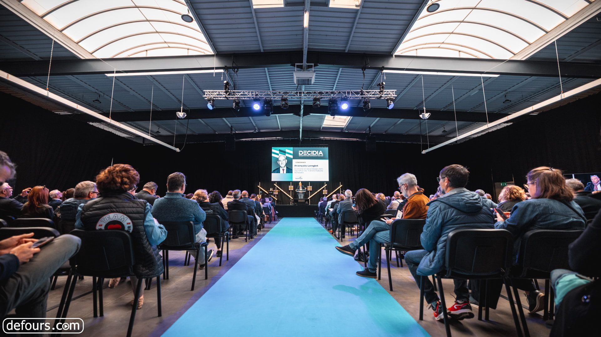 Conférence organisée dans un hall de Savoiexpo