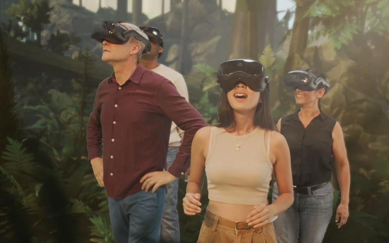 Utilisateurs en pleine immersion VR chez Eclipso Lyon