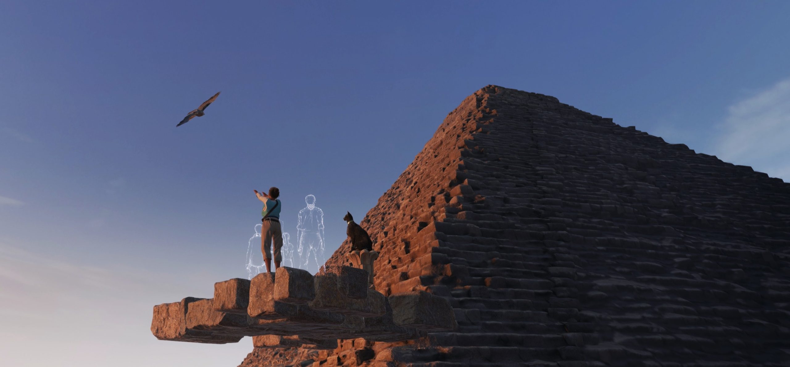 Ascension virtuelle d’une pyramide au cœur de l’expérience Eclipso Lyon