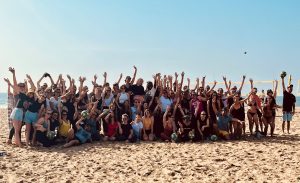 Photo de groupe durant un séminaire à Biarritz